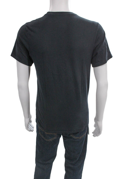 Nike Mens Basic Cotton Black Crew Neck Short Sleeve T-Shirt Size S