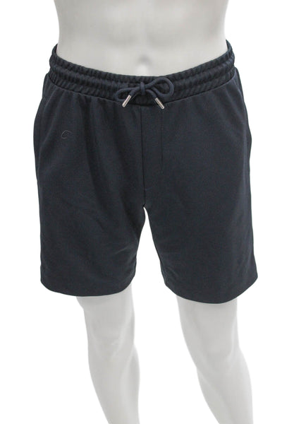Reiss Mens Athletic Drawstring Polyester Shorts Blue Size 30
