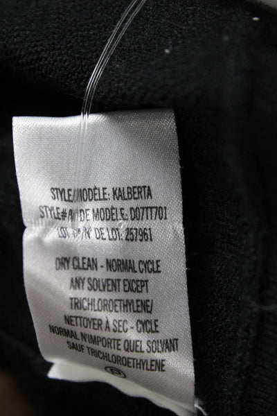 Theyskens Theory Women Gray Mock Neck 66% Cashmere Pullover Sweater Size M