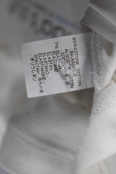 Brunello Cucinelli Womens Basic White T-Shirt Short Sleeve Crew Size L