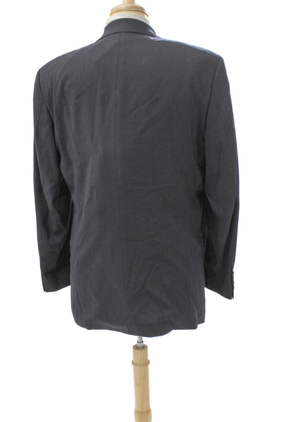 Boss Hugo Boss Mens Virgin Wool Blue Blazer Size 42
