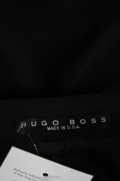 Boss Hugo Boss Mens Virgin Wool Blue Blazer Size 42