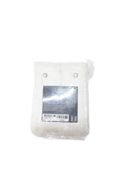 Hudson Park Unisex Euro Pillow Sham White Cotton 26"X26"