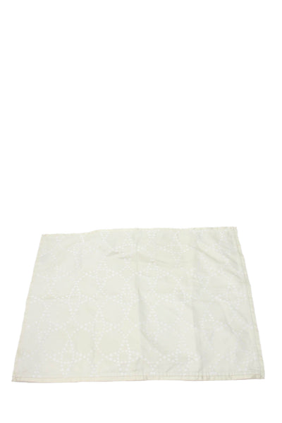 Hudson Park Unisex Adult Polka Mosaic Pillow Case Sheet Set Beige