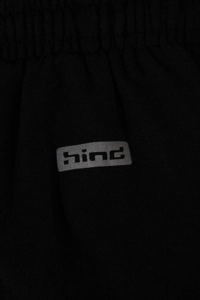 Hind Mens Track Pants Gray Polyester Drawstring Size M