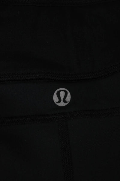 Lululemon Women Ankle Leggings Gray Nylon Pull On Size 8