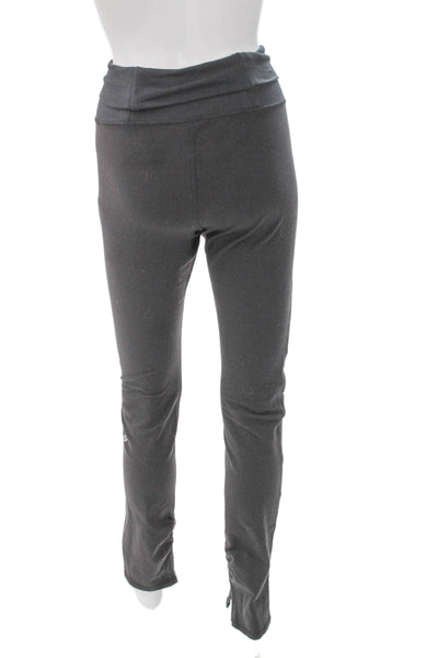 Lululemon Womens Black Ankle Nylon Leggings Pull On Size 8