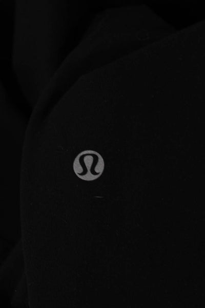 Lululemon Womens Black Ankle Nylon Leggings Pull On Size 8