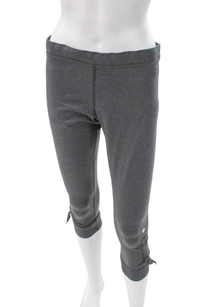 Lululemon Womens Capri Leggings Gray Nylon Size 8