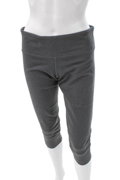 Lululemon Womens Gray Nylon Capri Leggings Size 12