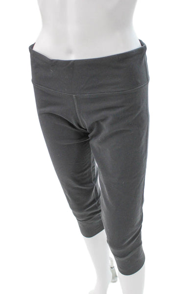 Lululemon Womens Gray Nylon Capri Leggings Size 12