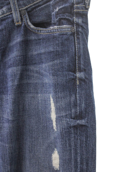 7 For All Mankind Women Boyfriend Jeans Blue Denim Size 29