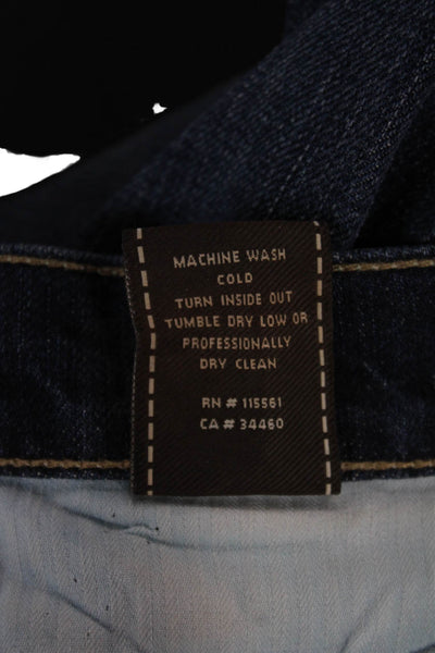 7 For All Mankind Women Boyfriend Jeans Blue Denim Size 29