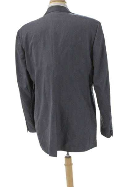 Brooks Brothers Mens Gray Check Wool Blazer Size 44