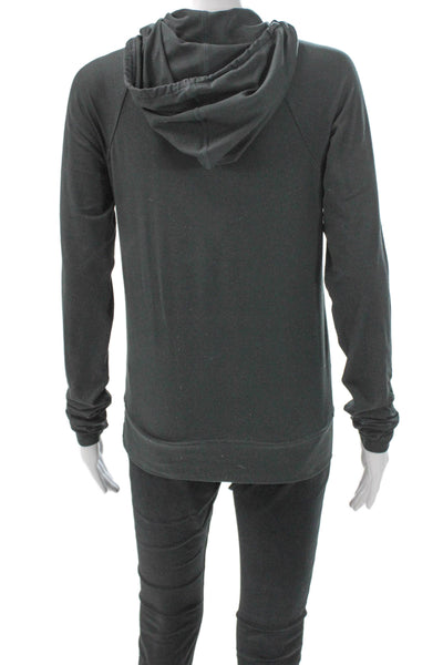 Outdoor Voices Womens Gray Pullover Hoodie Crewneck Size S