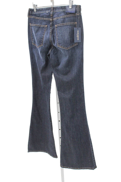 Ramy Brook Women High Waist Flared Jeans Blue Inseam 34 Size 29