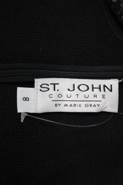 St. John Collection By Marie Gray Women Maxi Wool Long Sleeve Dress Size 8