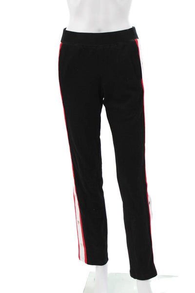 Pam & Gela Womens Black Cotton Sweatpants Size S