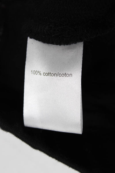 Pam & Gela Womens Black Cotton Sweatpants Size S