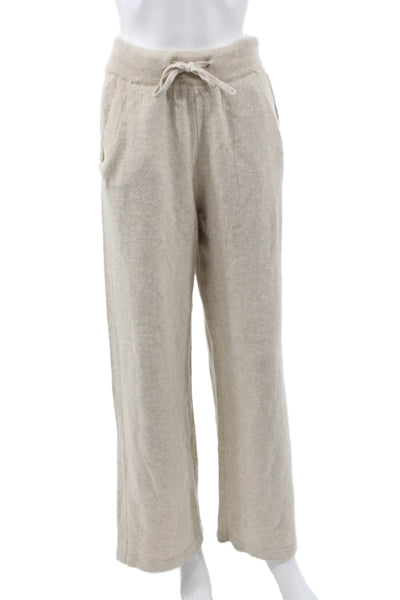 Eberjey Women Beige Drawstring Sweatpants Size XS