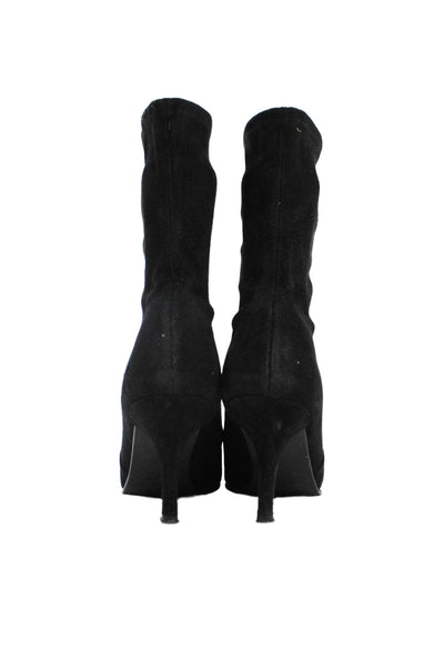 Jimmy Choo Womens Satin Strappy Slingbacks Sandal Heels Black Size 38.5 8.5