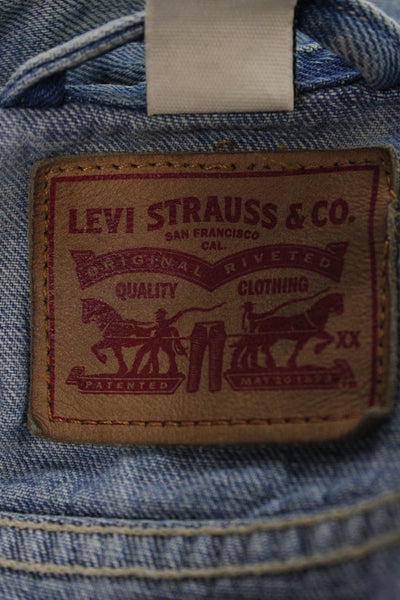 Levi Strauss & Co Womens Basic Jacket Blue 100% Cotton Long Sleeve Size S
