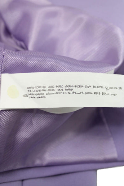 Zara Womens Basic Jacket Purple Long Sleeve Button Size XS