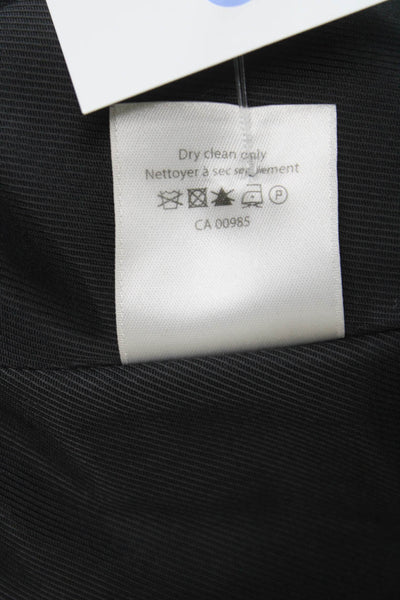 Veronica Beard Womens Black Virgin Wool Blazer Button Size 8
