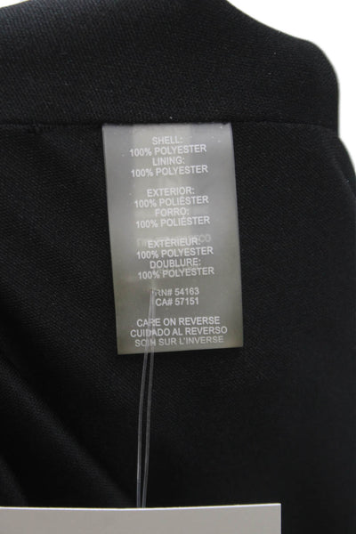 Karl Lagerfeld Womens A-Line Black Geometric Sleeveless High Neck Dress Size 2