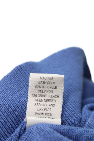 Banana Republic Men V-Neck Pullover Sweater Blue Long Sleeve Size XL