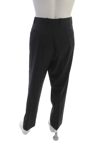 JB Britches Mens Dress Pants Gray Wool 30 Inseam Size 42