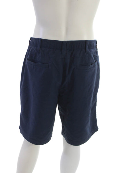 Under Armour Mens Blue Polyester Chino Shorts Size 42