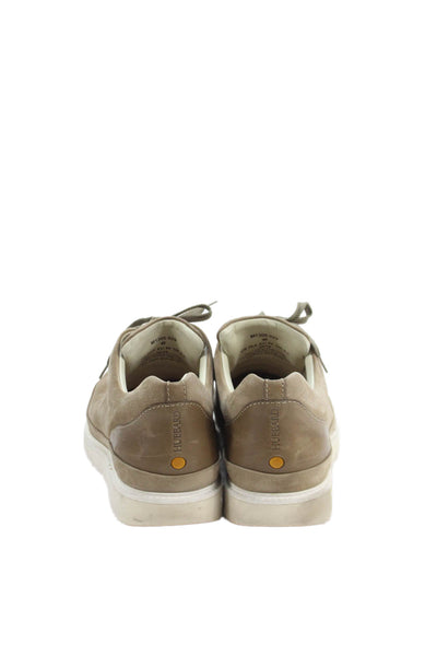 Samuel Hubbard Mens Suede Casual Sneakers Beige Size 10.5
