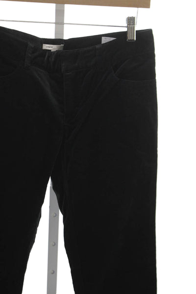 Vince Women Black Dress Pants 98% Cotton 34 Inseam Size 6