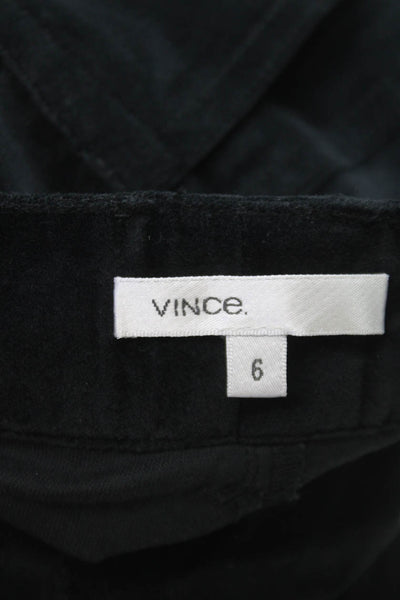 Vince Women Black Dress Pants 98% Cotton 34 Inseam Size 6