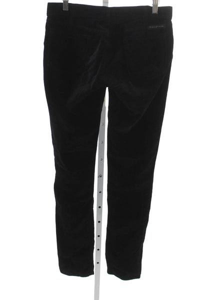 Citizens of Humanity Womens Jeans Black Mid Rise Button Inseam 33 Size 28