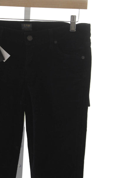 Citizens of Humanity Women Black Cotton Mid Rise Jeggings Size 29