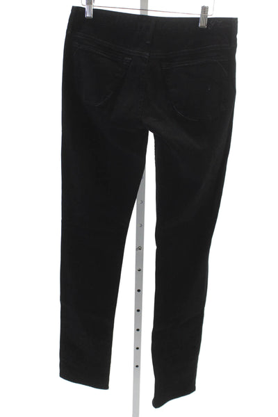 Earnest Sewn Women Black Skinny Jeans Cotton Blend Button Fly Size 28