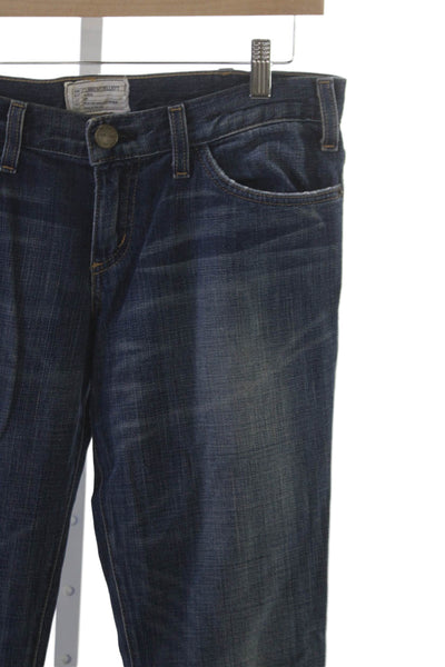 Current/Elliott Womens Skinny Blue Cotton Jeans Size 28