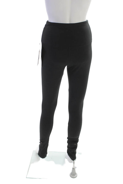 Lisse Womens Black Solid Leggings 70% Rayon 26% Nylon 4% Spandex Size S