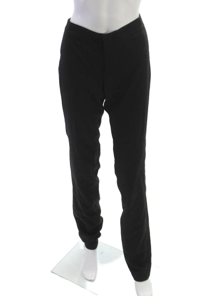 Daryl K Womens Black Wool Dress Pants Zip Closure Size 8