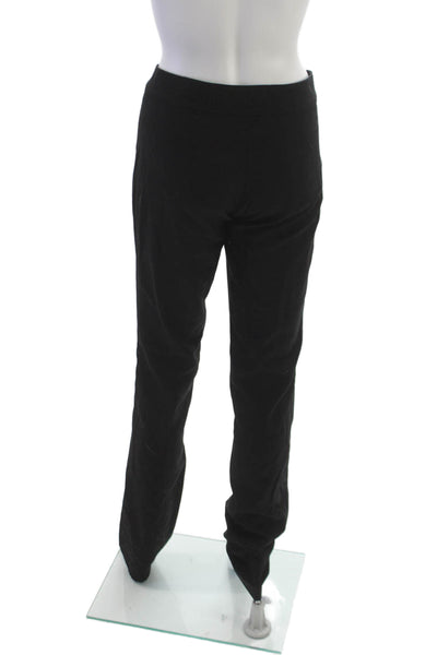 Daryl K Womens Black Wool Dress Pants Zip Closure Size 8