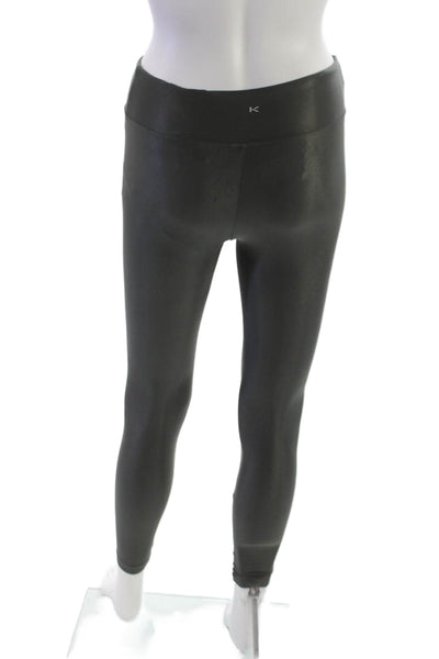 Koral Womens Ankle Leggings Gray Polyamide Pull On Size XS