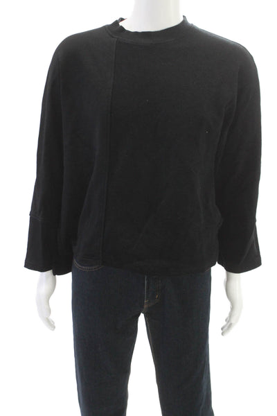 Anitya Fantome Mens Black Cotton Mock Neck Long Sleeve Top Size L
