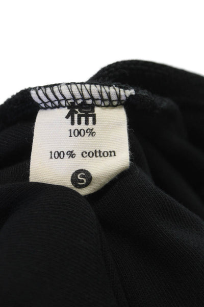 Anitya Fantome Mens Black Cotton Mock Neck Long Sleeve Top Size L