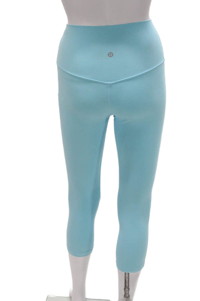 Lululemon Womens Capri Leggings Blue Size 4