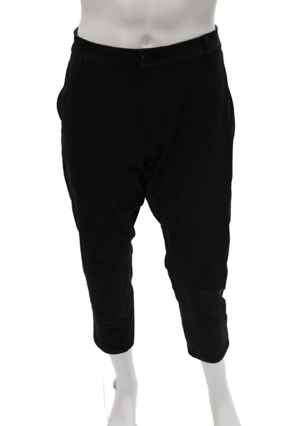 Lululemon Womens Cropped Pants Black Polyester 26 Inseam Size 34