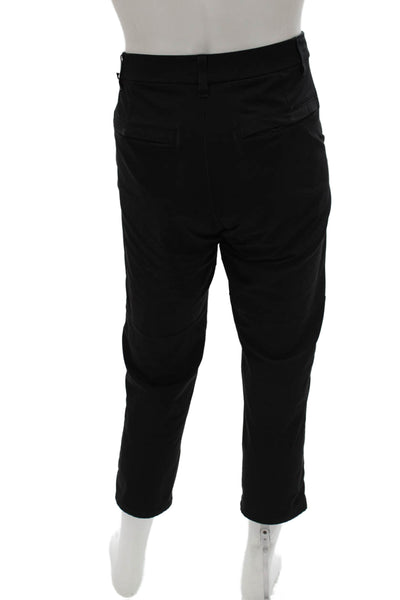 Lululemon Womens Cropped Pants Black Polyester 26 Inseam Size 34