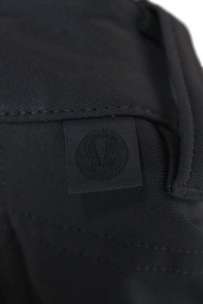 Lululemon Mens Cropped Pants Gray Polyester Button 26 Inseam Size 34