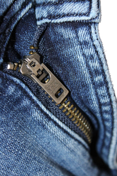 Liverpool Los Angeles Mens Tapered Jeans Blue Cotton Button Size 34